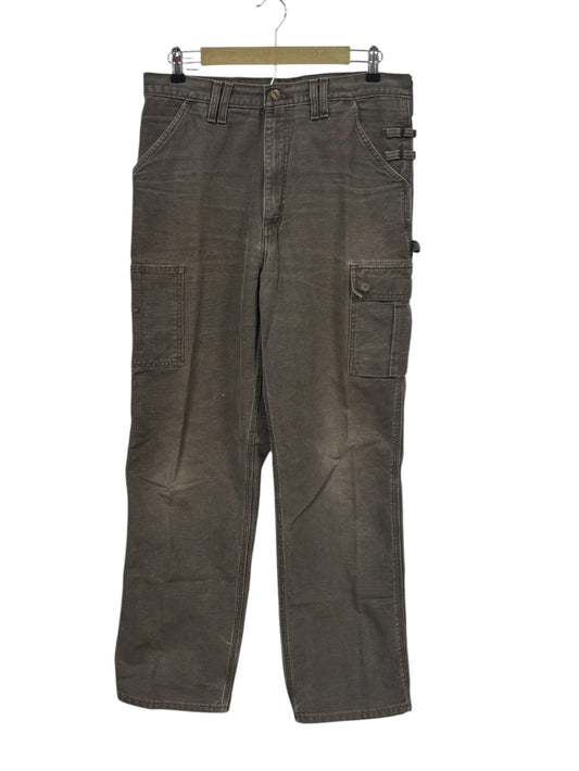Vintage Carhartt Brown Cargo Carpenter Pants Size 34x31
