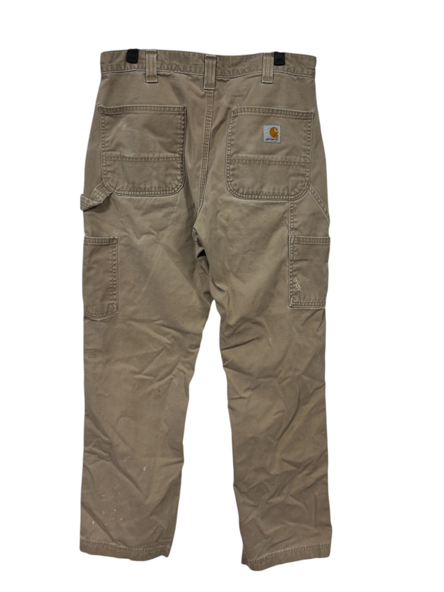 Carhartt Brown Relaxed Fit Carpenter Pants Size 32x32