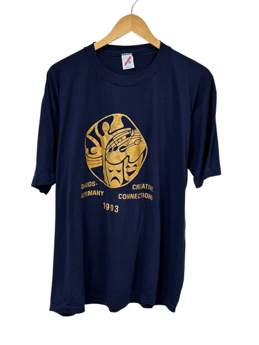 Vintage 90's Germany Creative Connections Theater Graphic Tee Size XXL