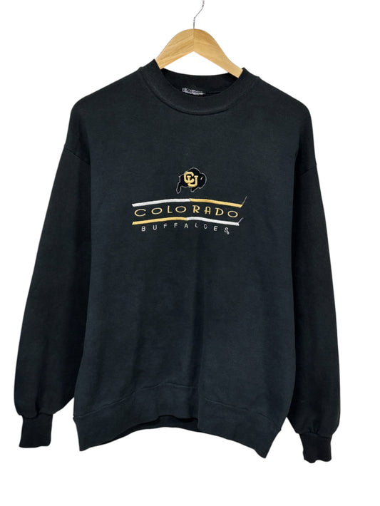 Vintage 90's Colorado Buffalos College Crewneck Sweater Size XL