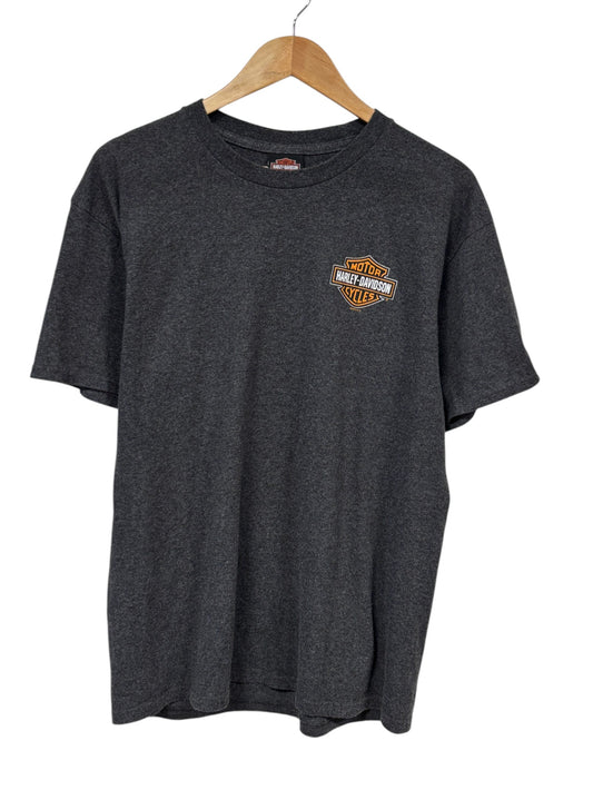 Harley Davidson Big Moose Portland Maine Biker Tee Size Large