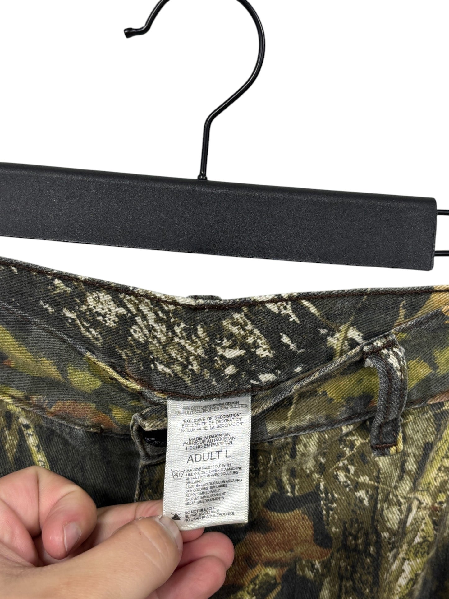 Vintage Mossy Oak Woodland Hunting Camo Cargo Pants Size 36x31