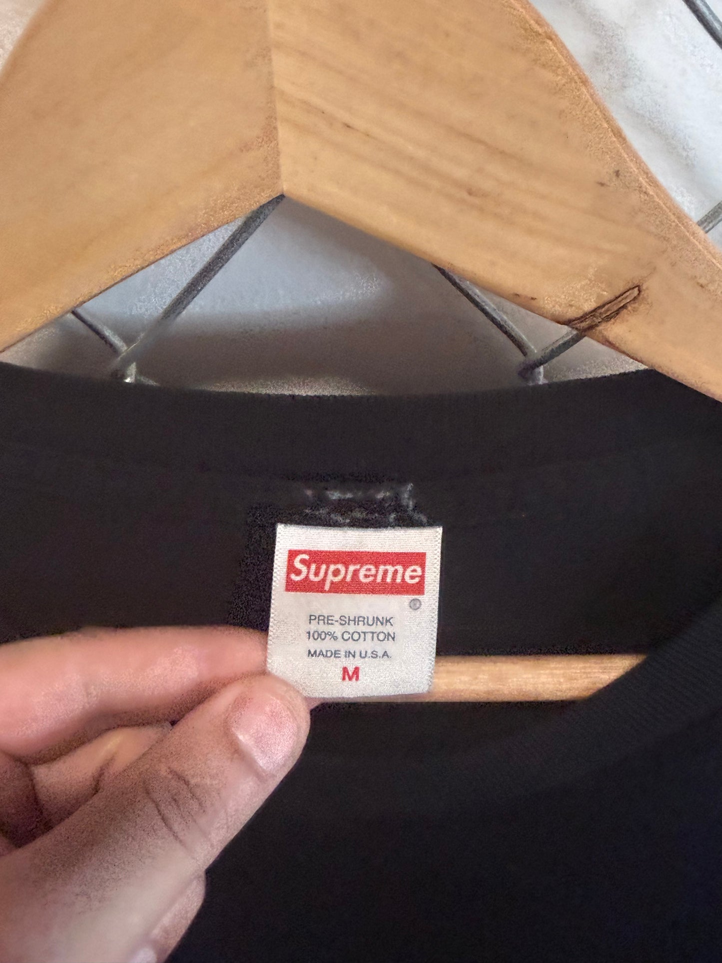 Supreme SS20 Lamborghini Logo Graphic Tee Black Size Medium