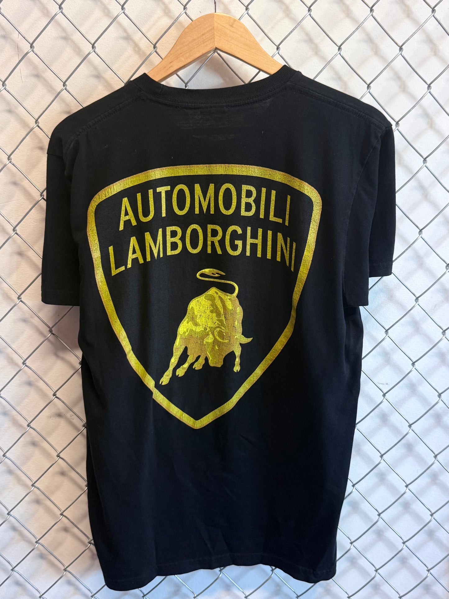 Supreme SS20 Lamborghini Logo Graphic Tee Black Size Medium