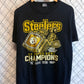 Pittsburgh Steelers 5x Super Bowl Champions Football Tee Size Large