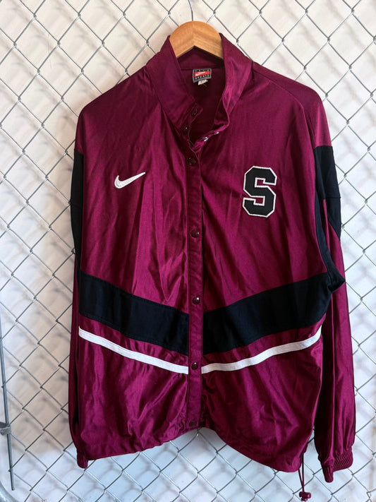 Vintage 90's Nike Stanford University Button Up Jacket Size Large