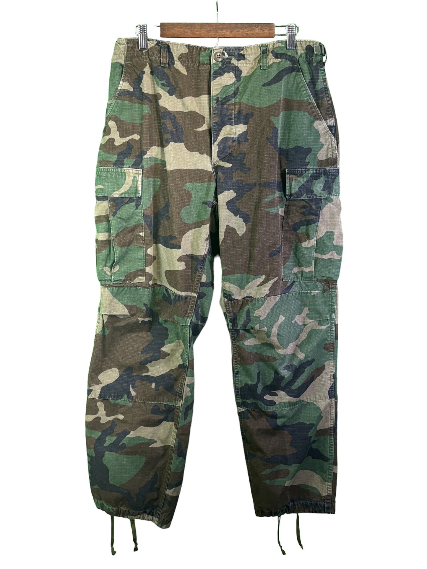 Military Surplus Woodland Camo Army Pants Size 32x30