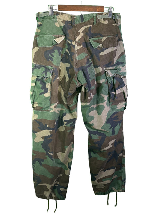 Military Surplus Woodland Camo Army Pants Size 32x30