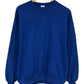 Vintage 90's Jerzees Blue Blank Crewneck Sweater Size XL