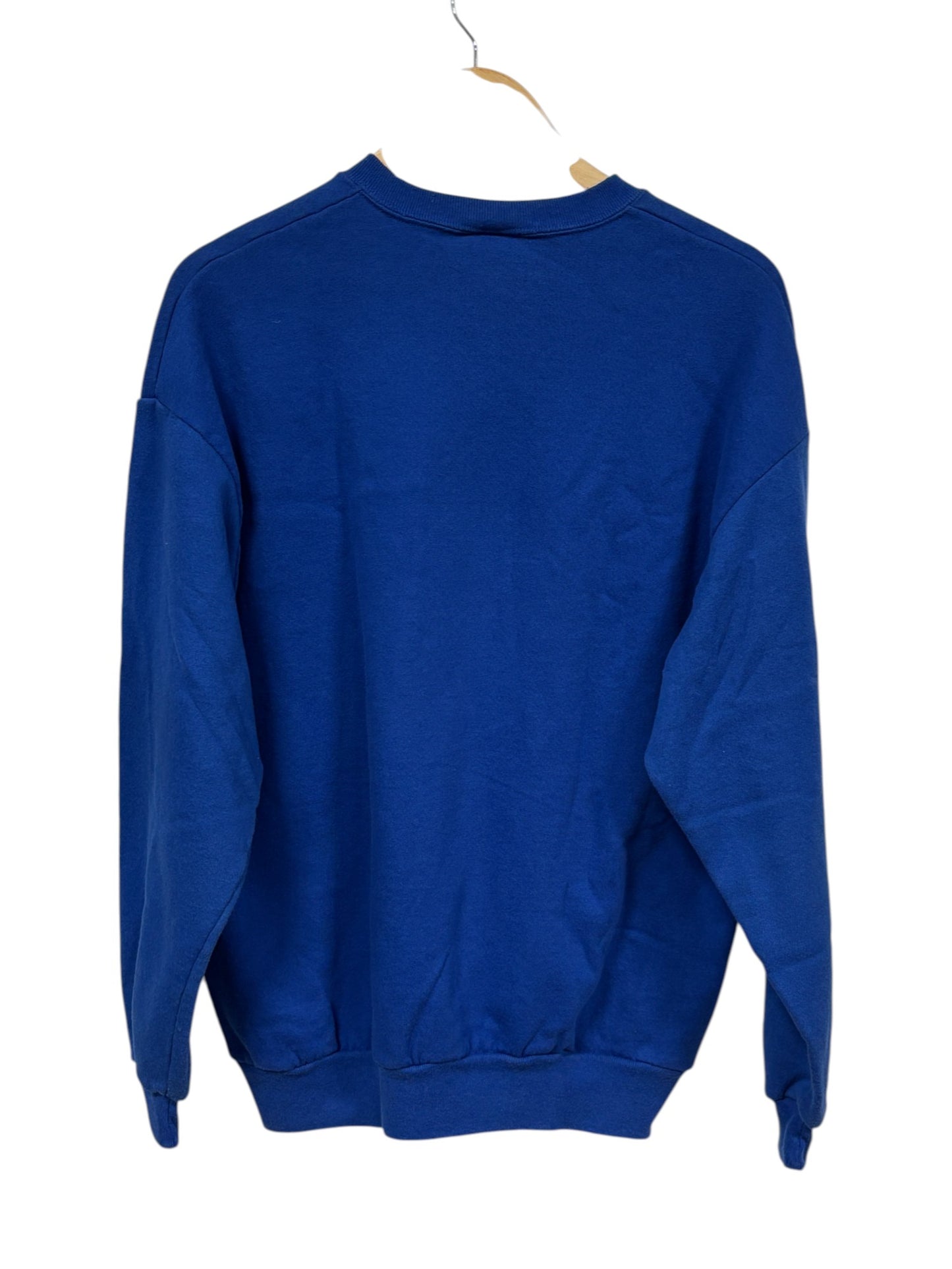 Vintage 90's Jerzees Blue Blank Crewneck Sweater Size XL