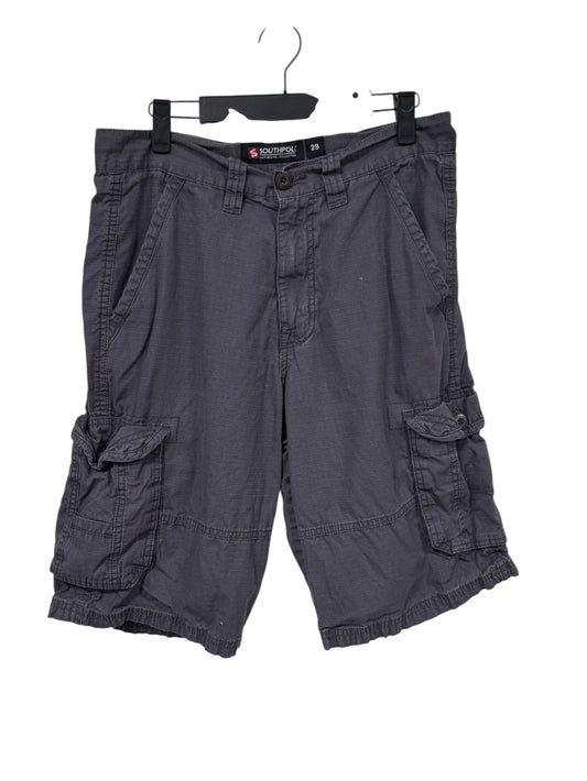 Vintage Y2K South Pole Grey Cargo Shorts Size 29