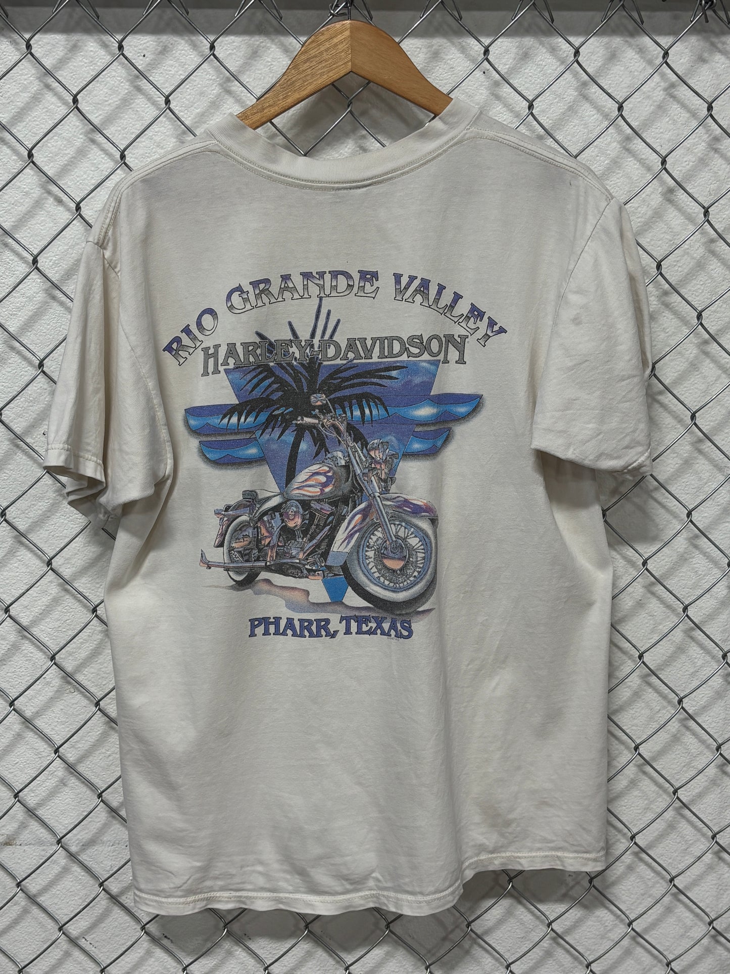 Harley Davidson Rio Grande Biker Graphic Tee Size Large