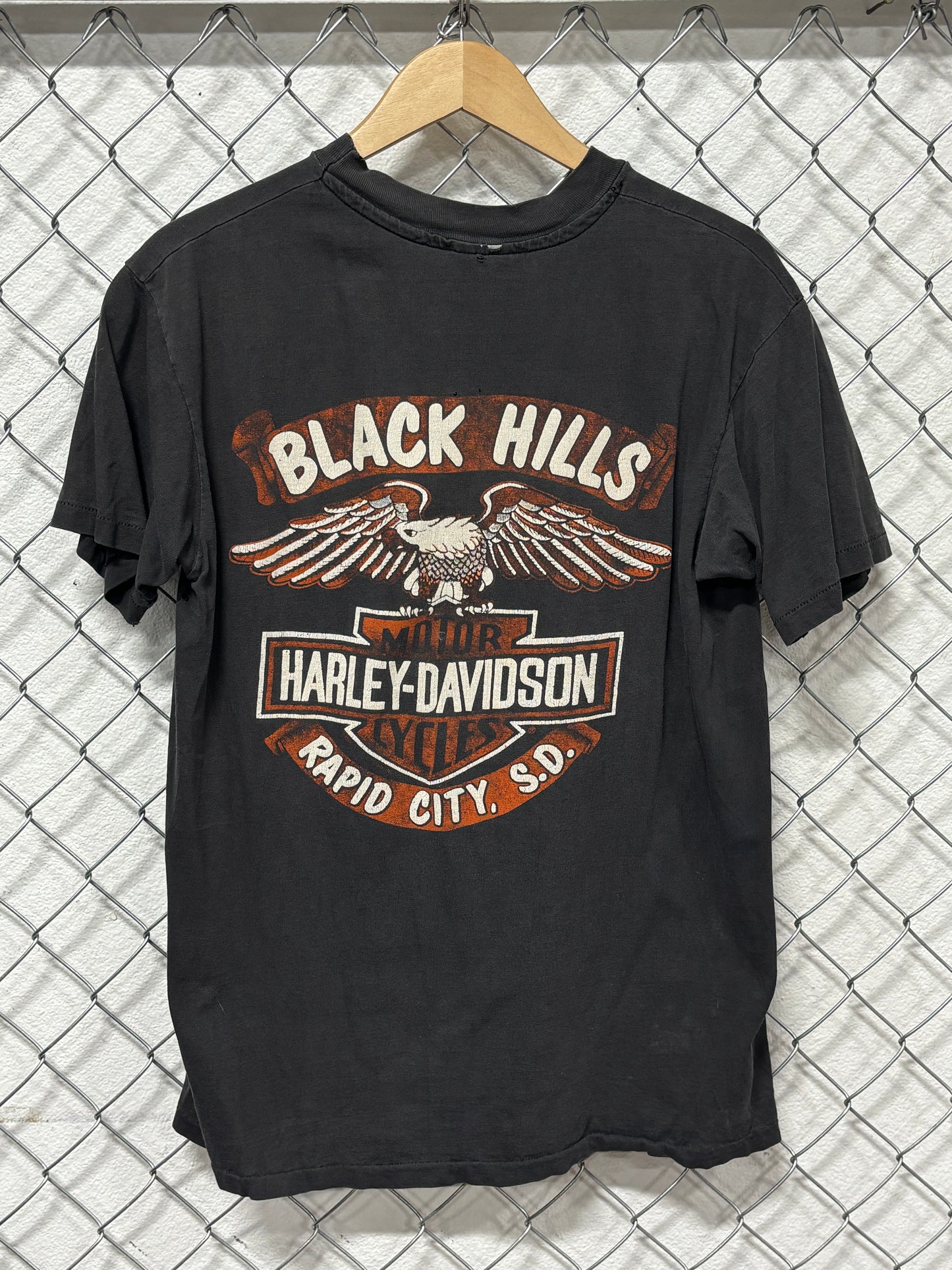 Vintage 1990 Harley Davidson 50th Anniversary Sturgis Fade Tee Size Large