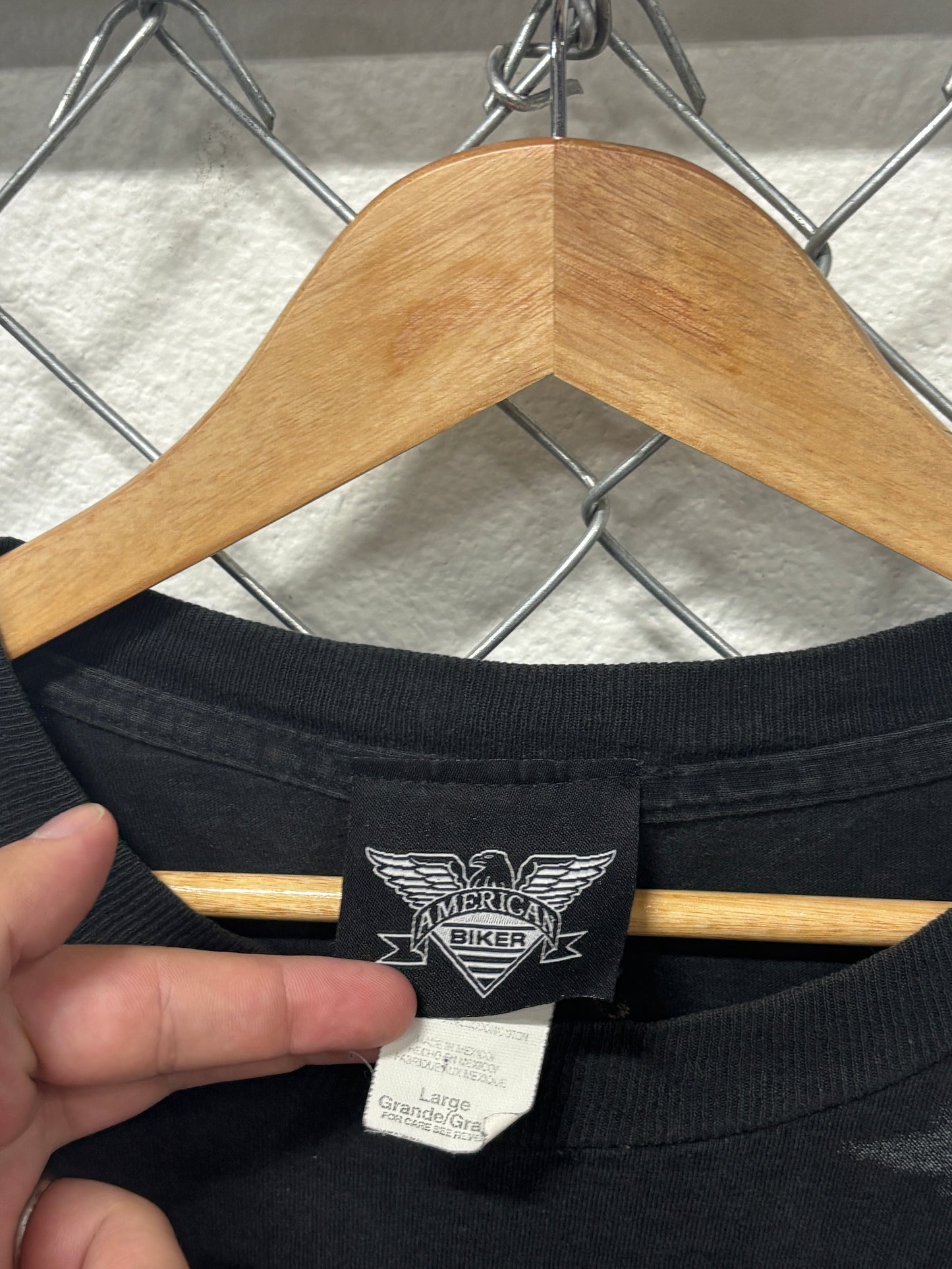 Vintage Harley Davidson Sturgis Black Hills All Over Print AOP Tee Size Large