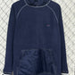 Vintage 90's Tommy Jeans Blue Fleece Hoodie Size Large