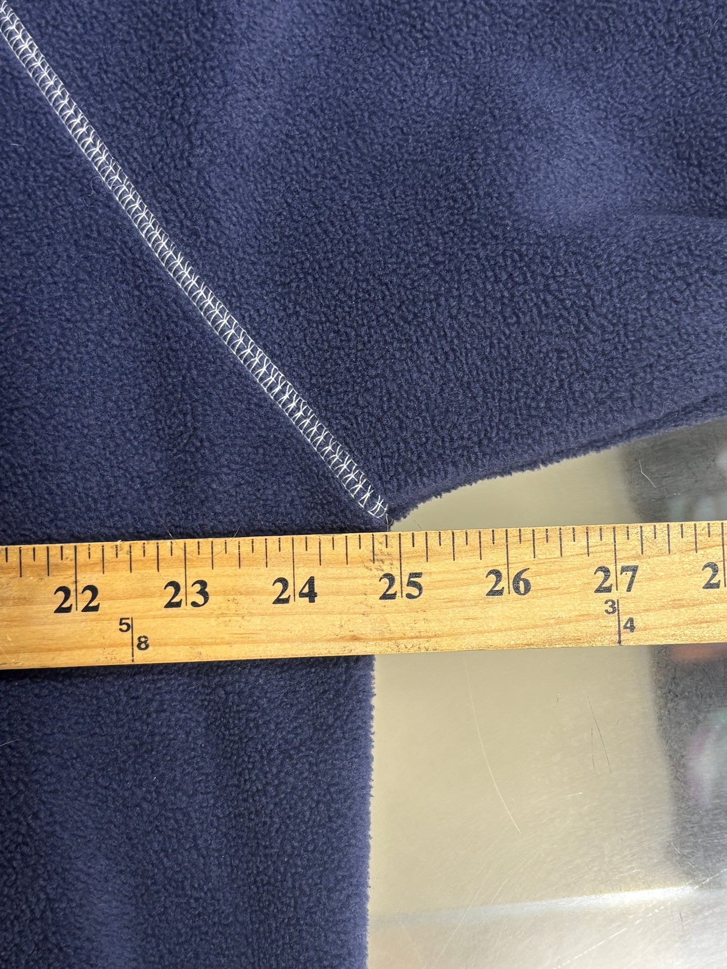 Vintage 90's Tommy Jeans Blue Fleece Hoodie Size Large