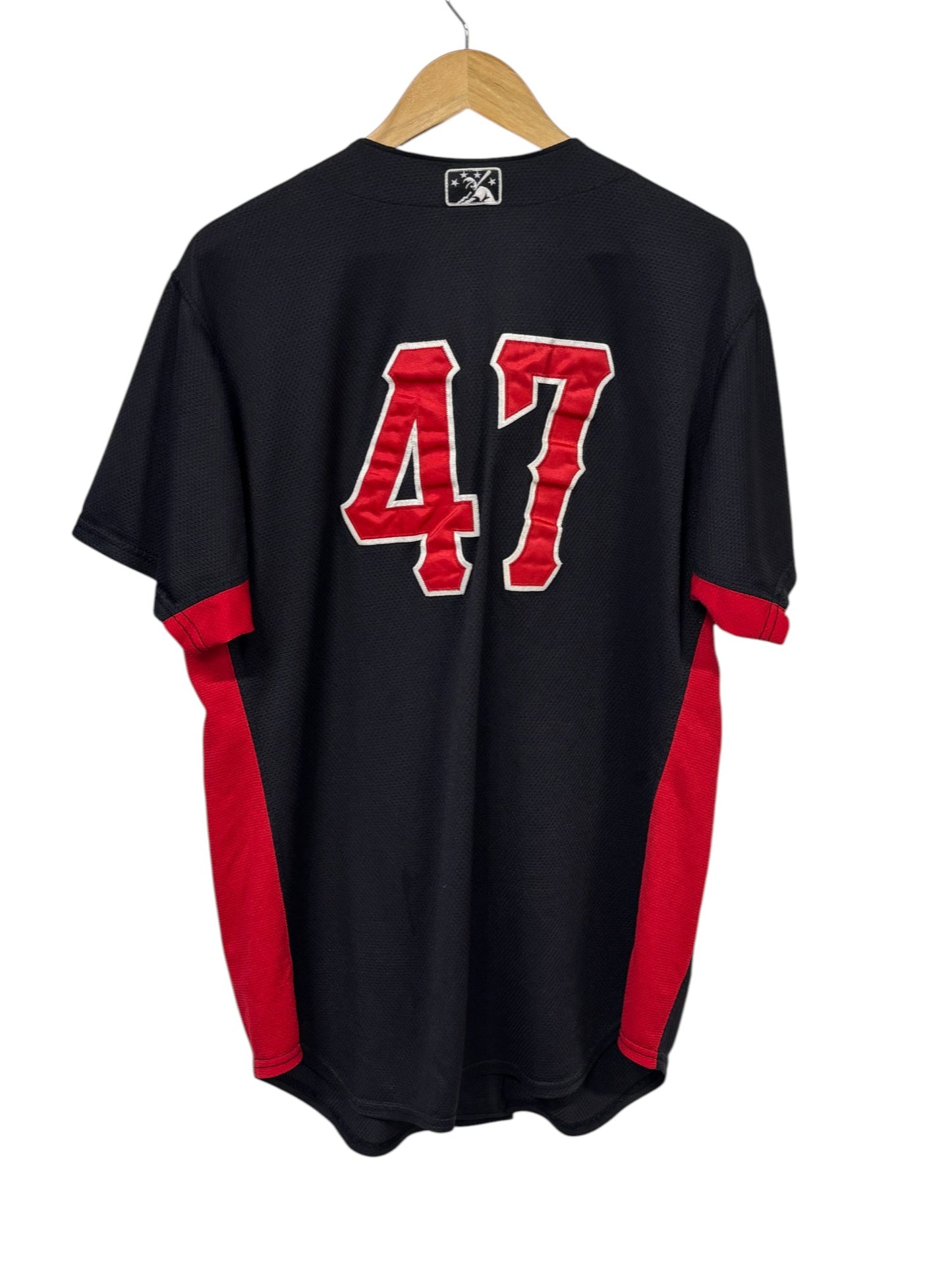 Billings Mustangs Baseball Jersey Black Size Large