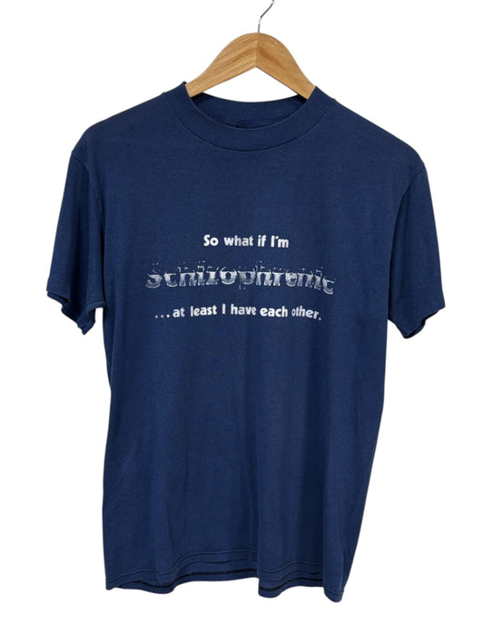 Vintage 80's Schizophrenic Graphic Tee Size Large