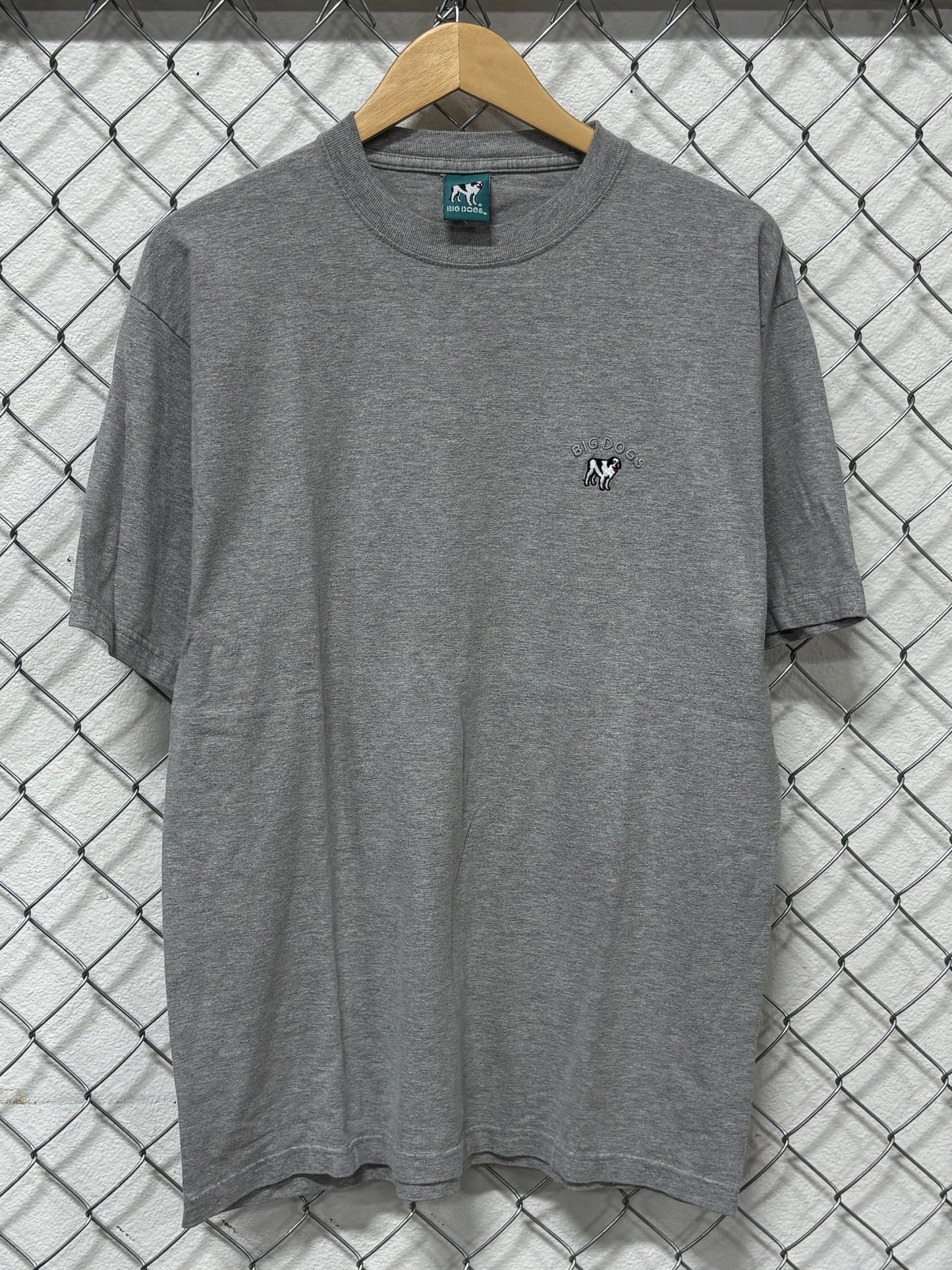 Big Dogs Classic Logo Grey Graphic Tee Size XL