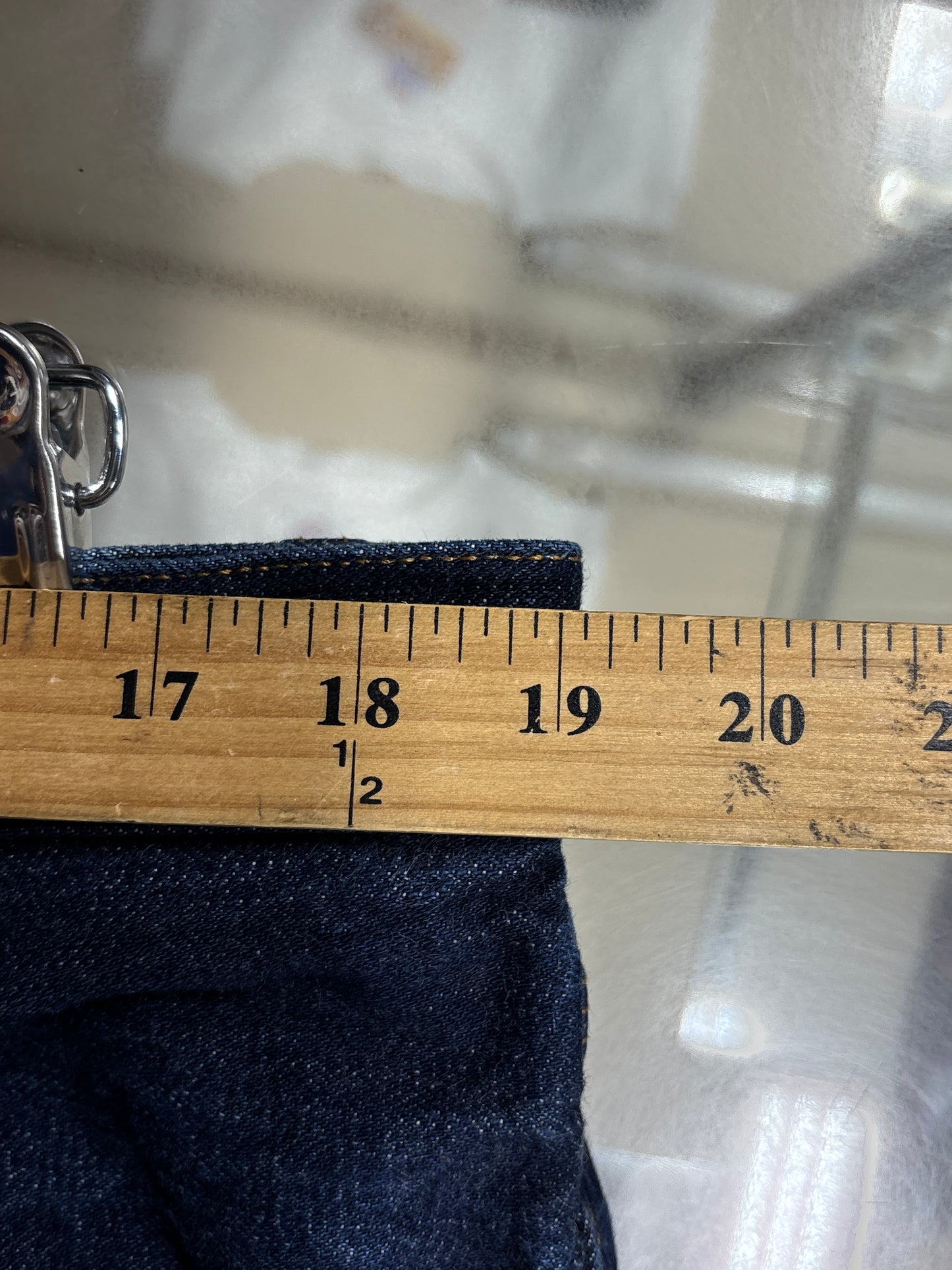 Baldwin The Reed Straight Leg Selvedge Japanese Denim Jeans Size 38x34