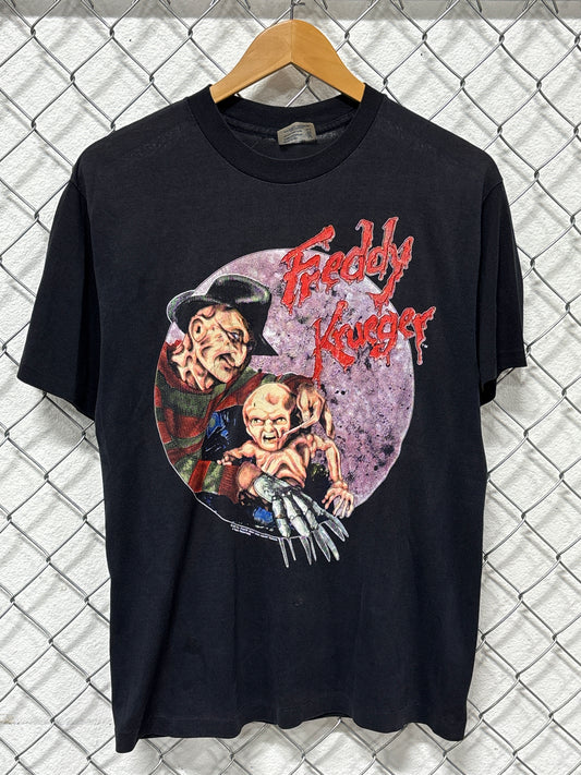Vintage 1989 Freddy Krueger Nightmare on Elm Street Movie Tee Size Large