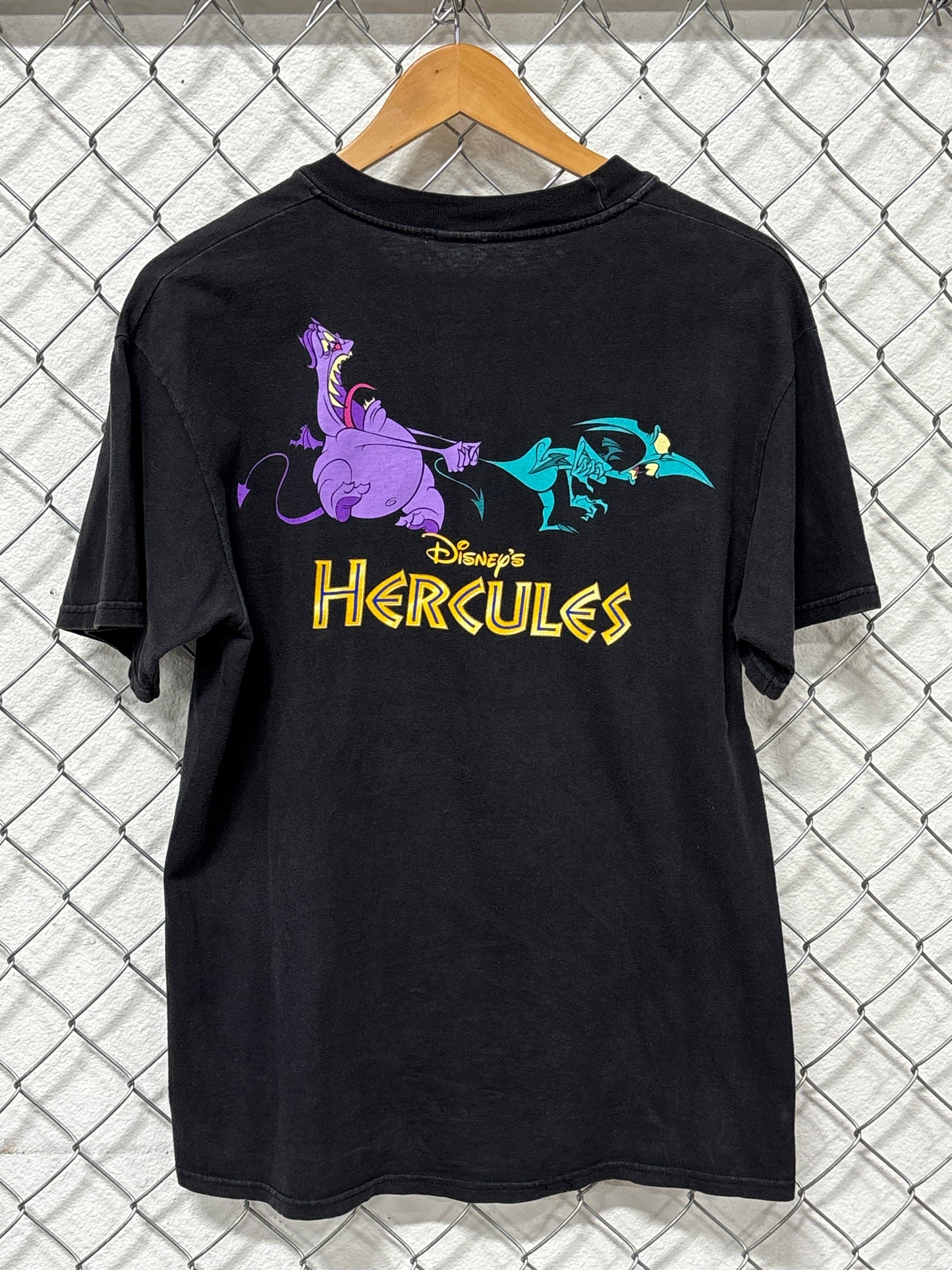 Vintage 90's Disney Hercules You're Toast Movie Promo Cartoon Tee Size Large