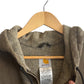 Carhartt J141 MRH Sherpa Lined Brown Zip Up Work Jacket Size XL Tall