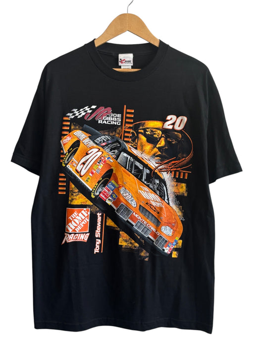 Vintage NASCAR Tony Stewart Racing Graphic Tee Size Large