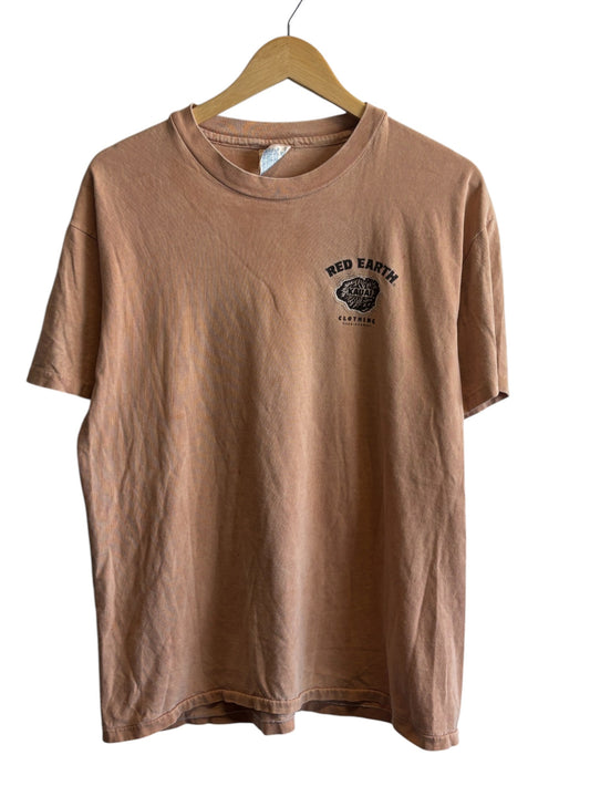 Vintage 90's Red Earth Hawaii State Fish Graphic Tee Size Large