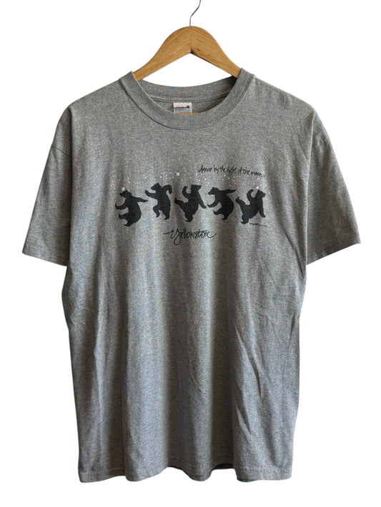 Vintage 90's Yellowstone Dance by the Light of the Moon Tee Size Large