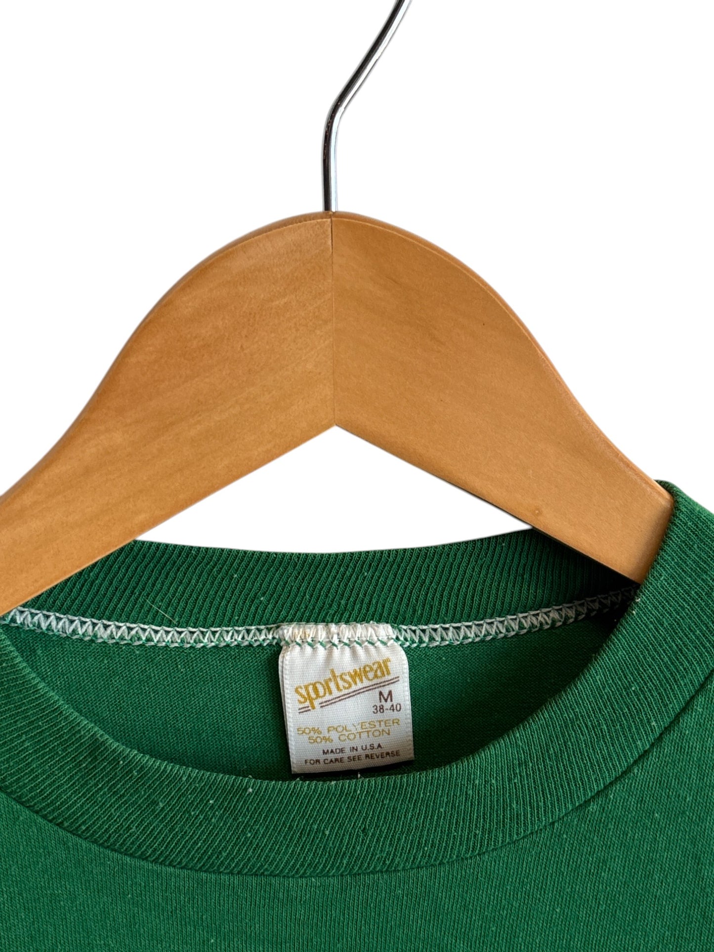 Vintage 80's I Ran The Gallatin River Tour Tee Size Medium