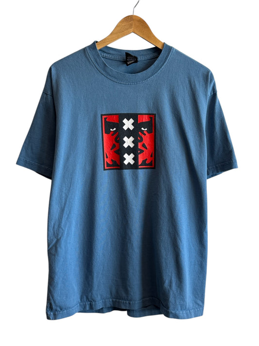 Vintage Y2K Obey Face Graphic Tee Size Large