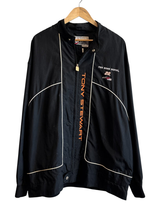 Vintage NASCAR Tony Stewart Racing Zip Up Jacket Size XXL