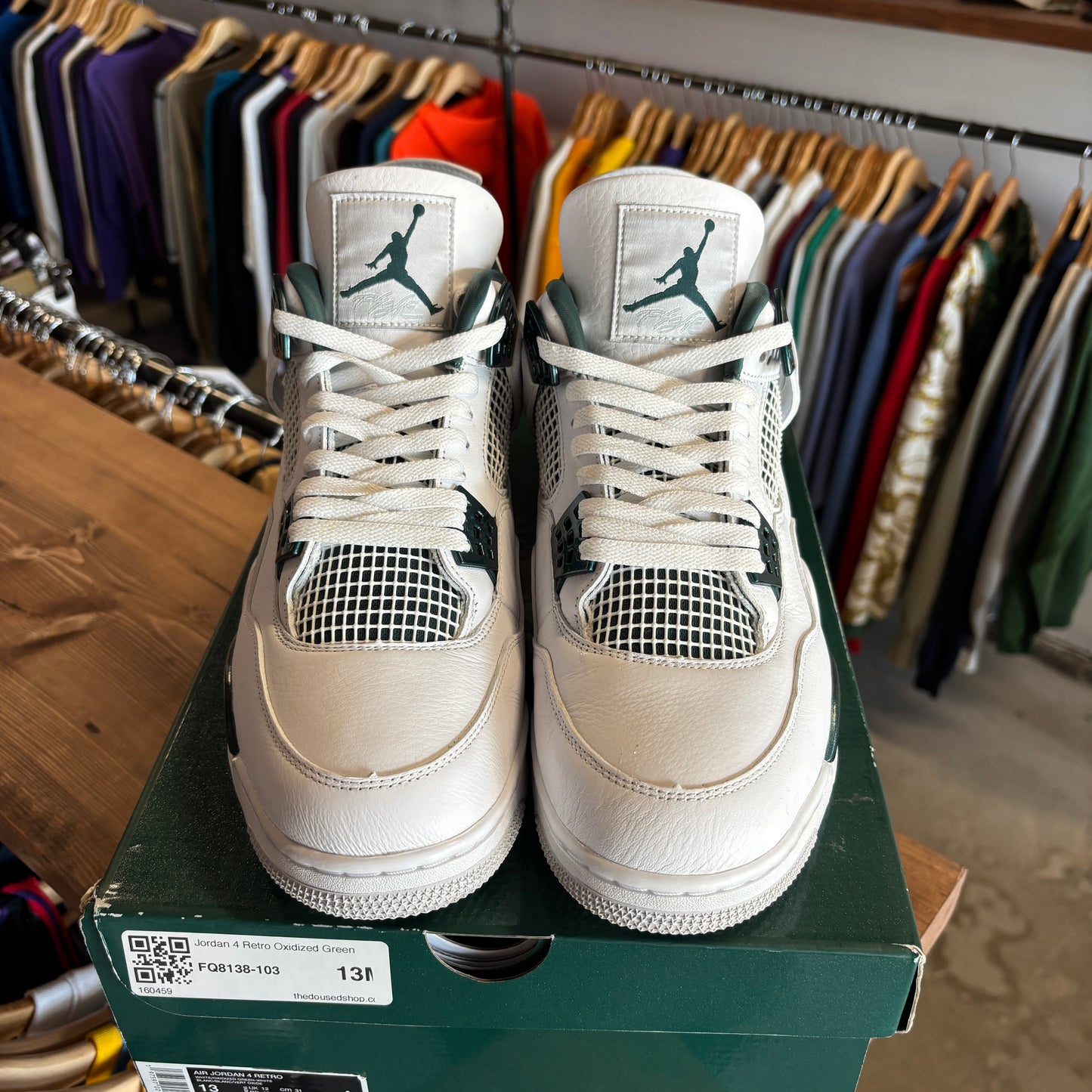 Jordan 4 'Oxidized Green' Size 13