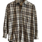 Vintage 90's Bugle Boy Button Up Flannel Shirt Size Medium