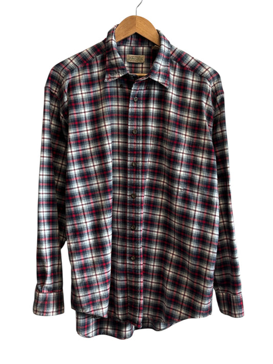 Vintage St Johns Bay Flannel Button Up Shirt Size Large