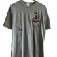 Vintage 90's Looney Tunes Coyote Roadrunner Pocket Tee Size Large