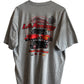 Vintage 00's LA Roadster Classic Car Henley Graphic Tee Size XL