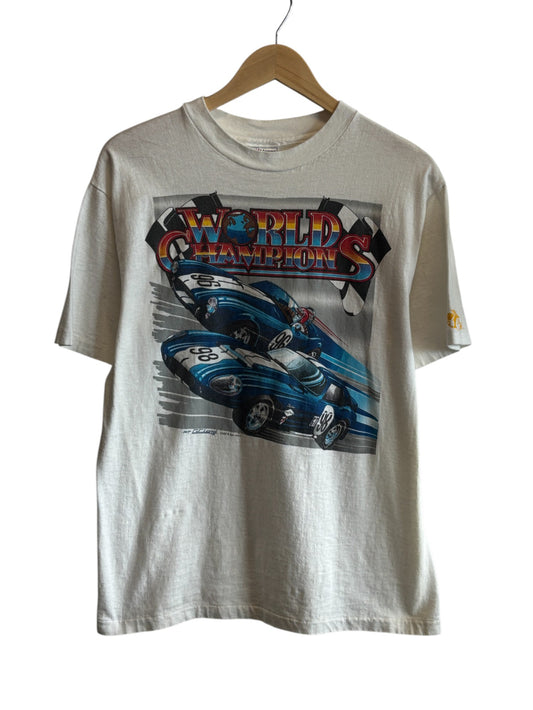 Vintage 90's Classic Car World Champions Hot Rod Racing Tee Size Large