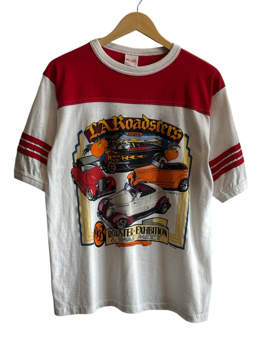 Vintage 1993 LA Roadsters Classic Car Meet Graphic Tee Size Large
