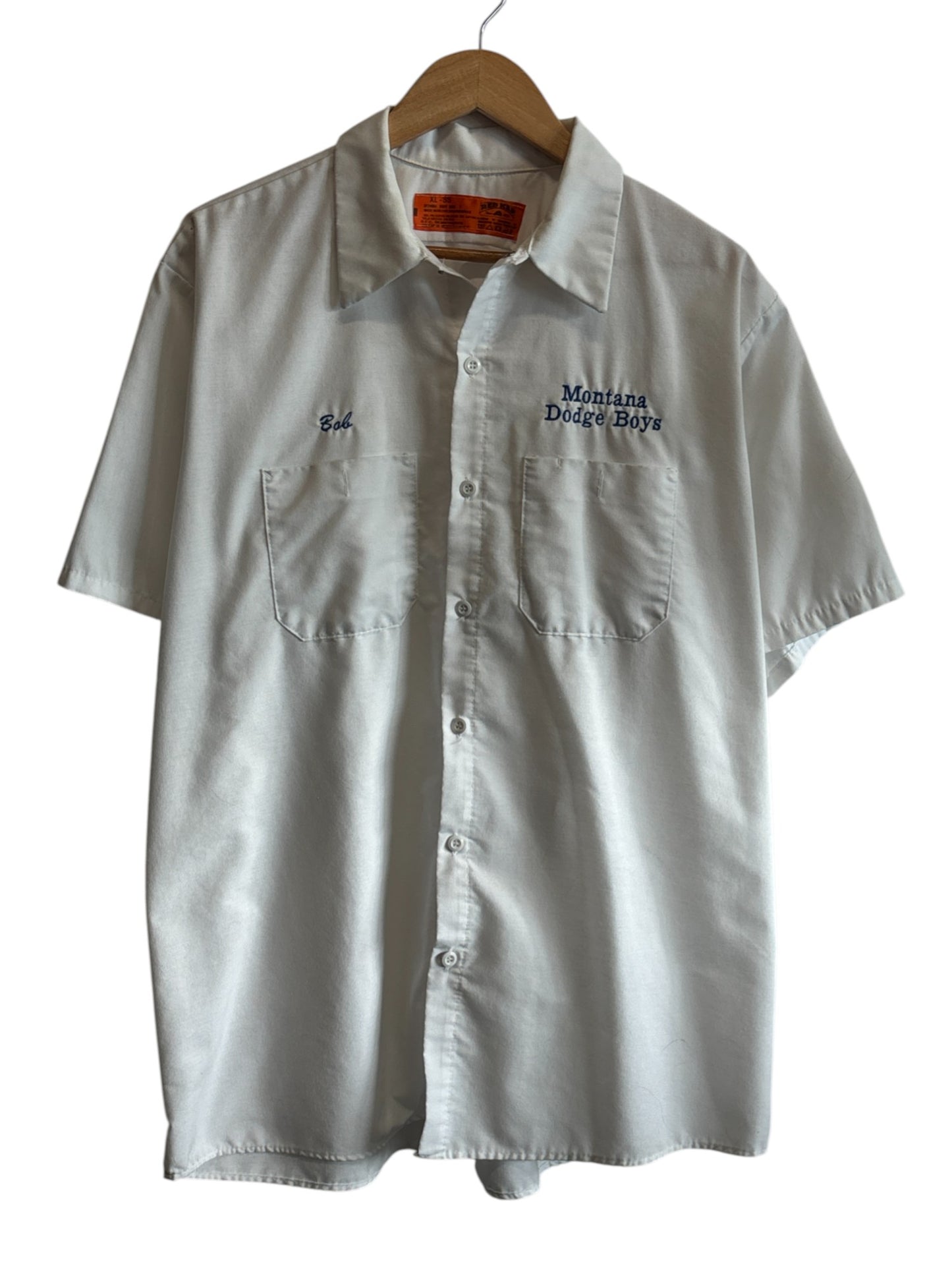 Vintage 90's Montana Dodge Boys Button Up Shirt Size XL