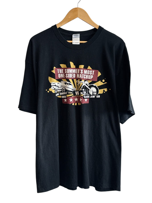 Vintage Classic Car Motorcycle Race Graphic Tee Size XXL