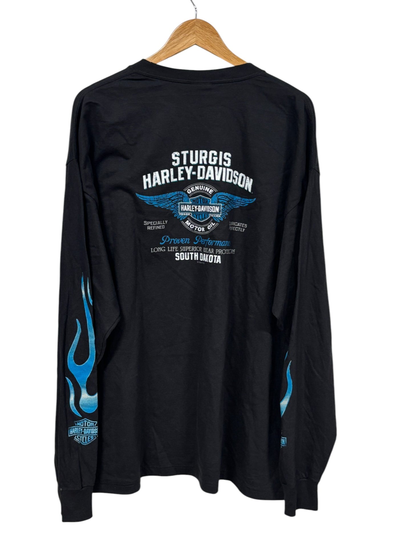 Harley Davidson Sturgis Biker Long Sleeve Shirt Size XXL