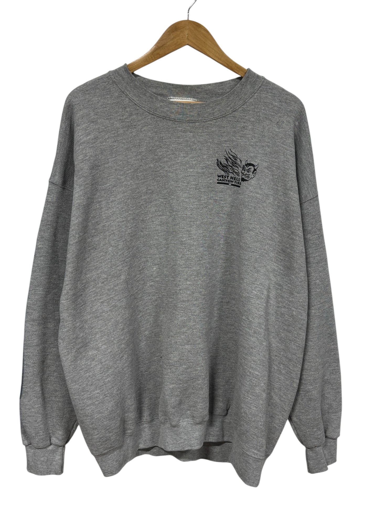 Vintage 90's West Hell Canyon Fire Black Hills Sweater Size XXL