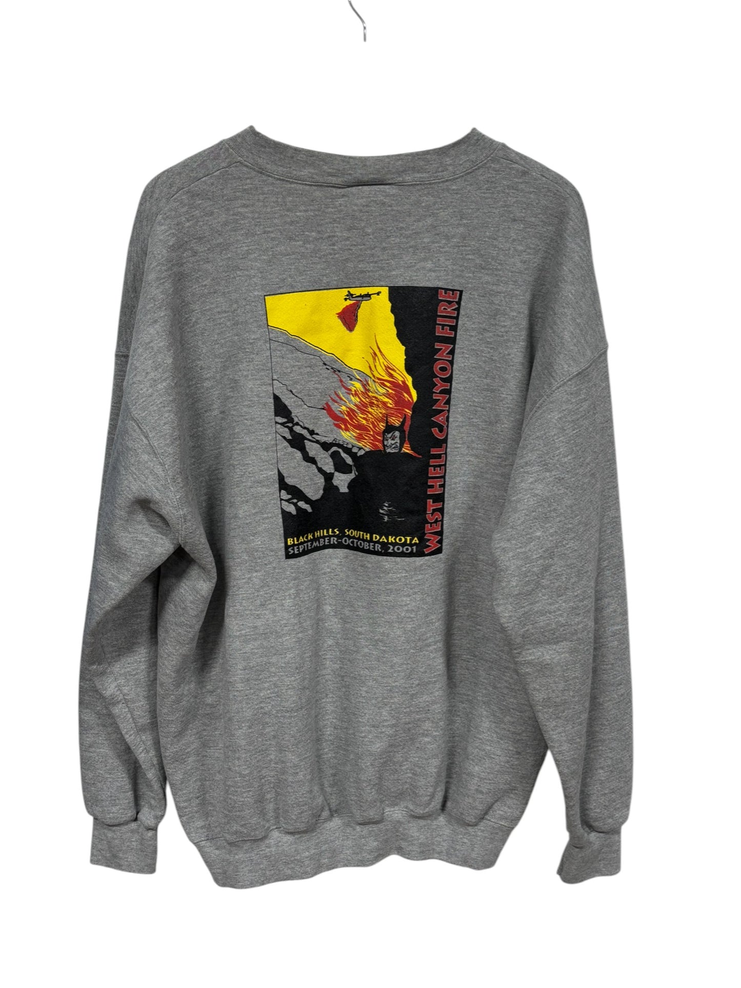 Vintage 90's West Hell Canyon Fire Black Hills Sweater Size XXL