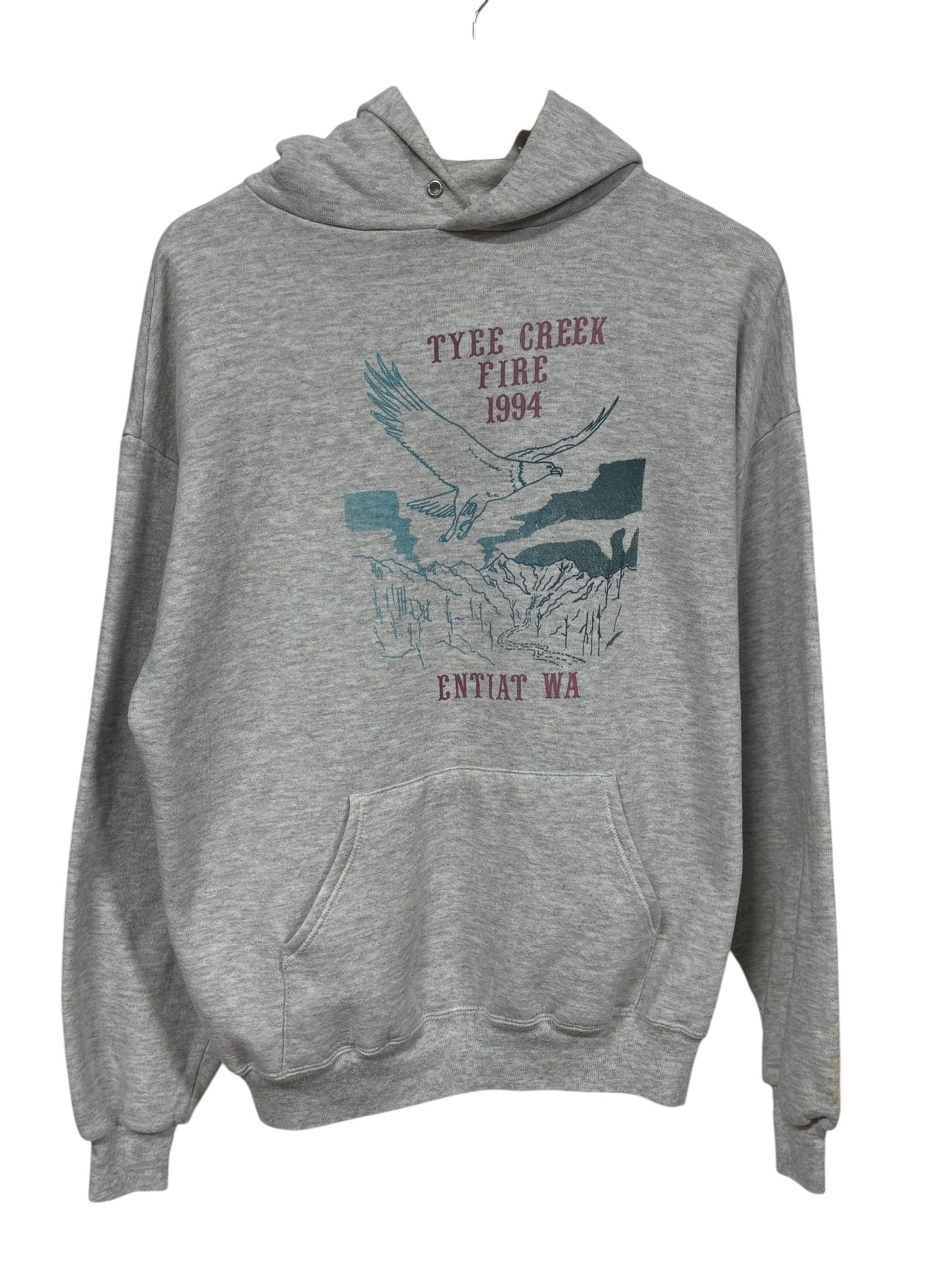 Vintage 1994 Tyee Creek Fire Washington Hoodie Size XL