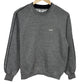 Vintage 90's Jerzees Grey Blank Crewneck Sweater Size Medium