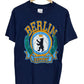 Vintage 80's Berlin Germany Crest Graphic Tee Size Small