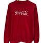 Vintage 90's Coca Cola Classic Red Crewneck Sweater Size Large