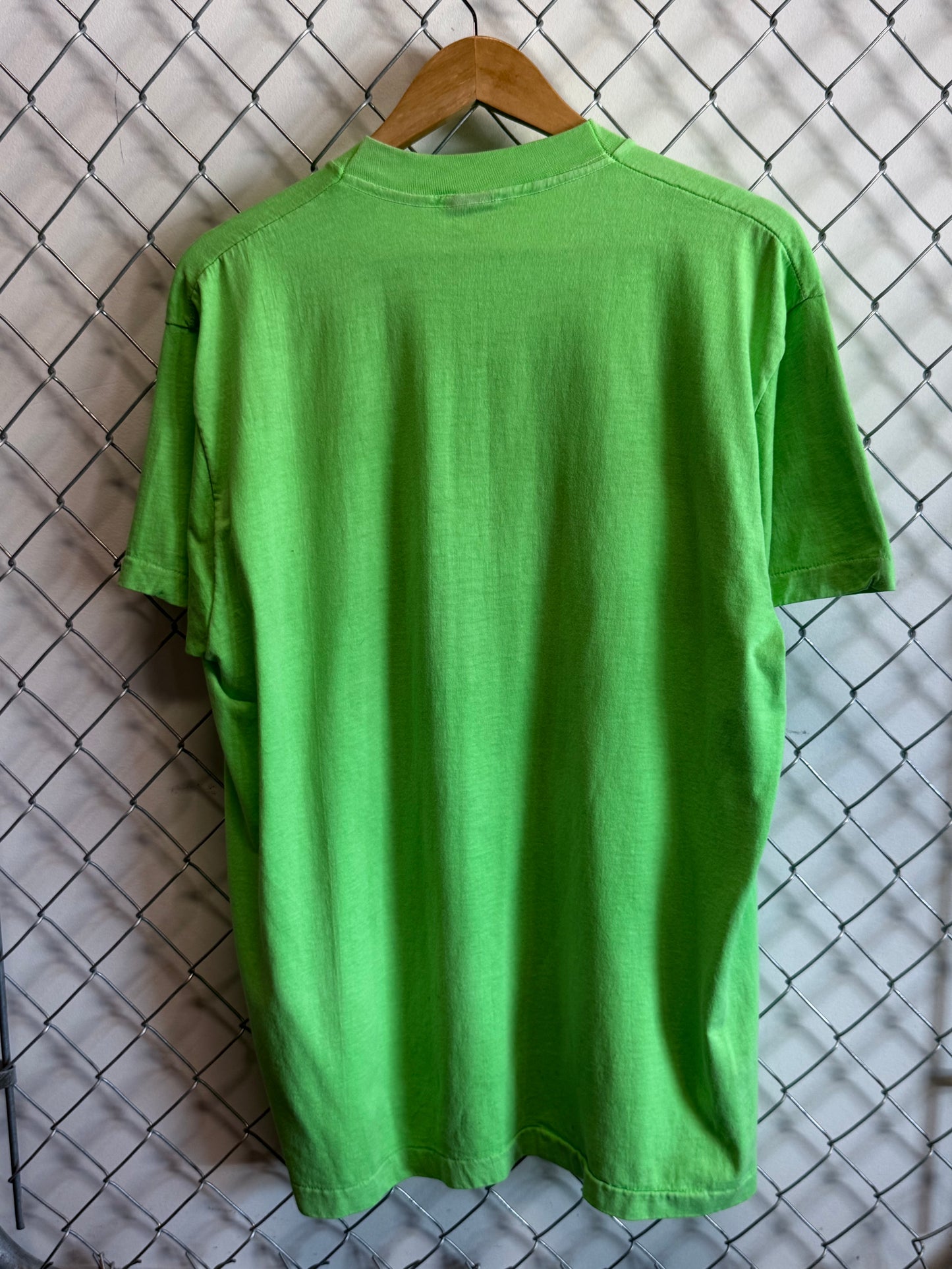 Vintage 80's Central Expressway Highway Construction Graphic Tee Size XL